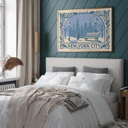 New York City Winter Wall Art Print