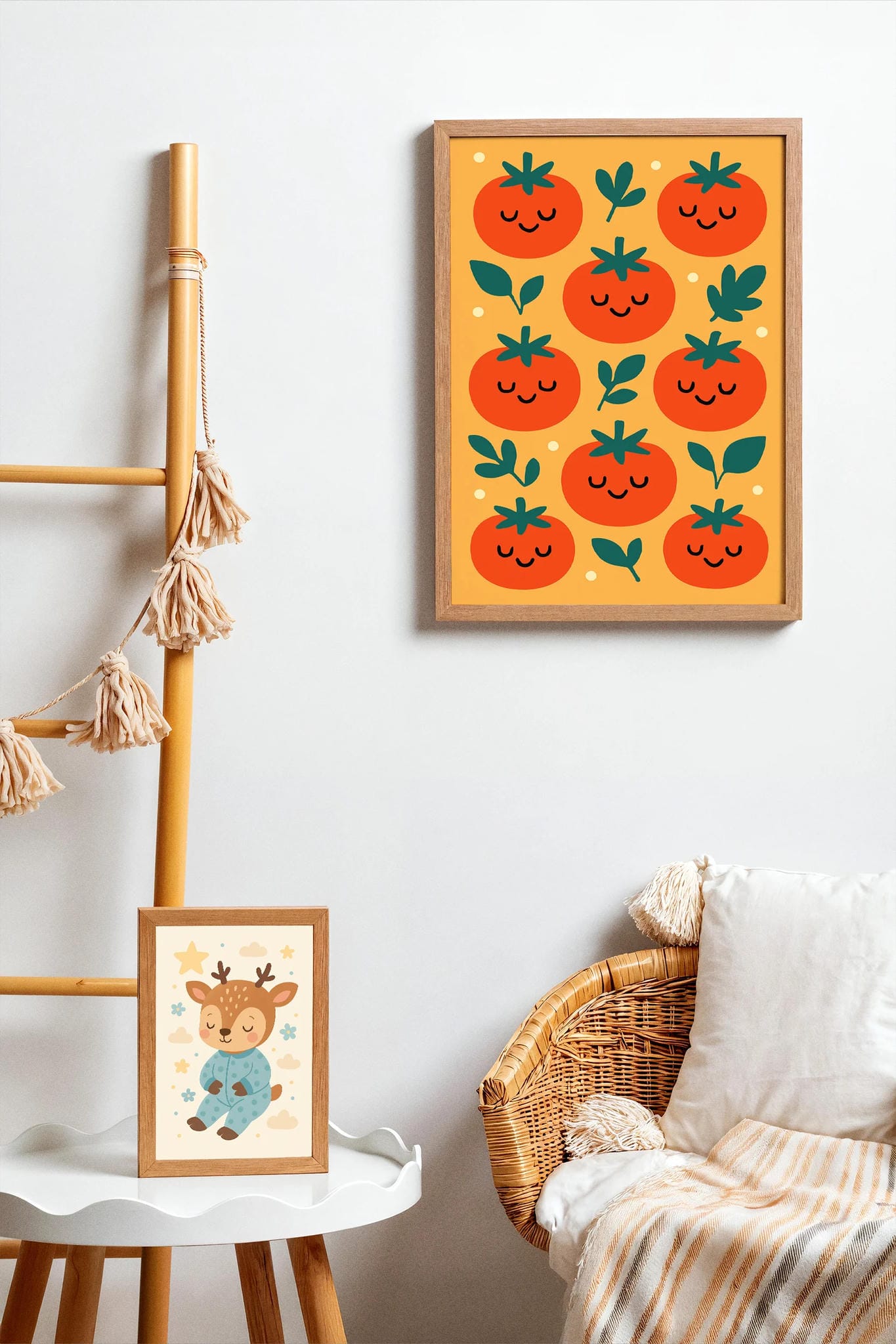 Happy Tomatoes Wall Art – Playful Kitchen Decor