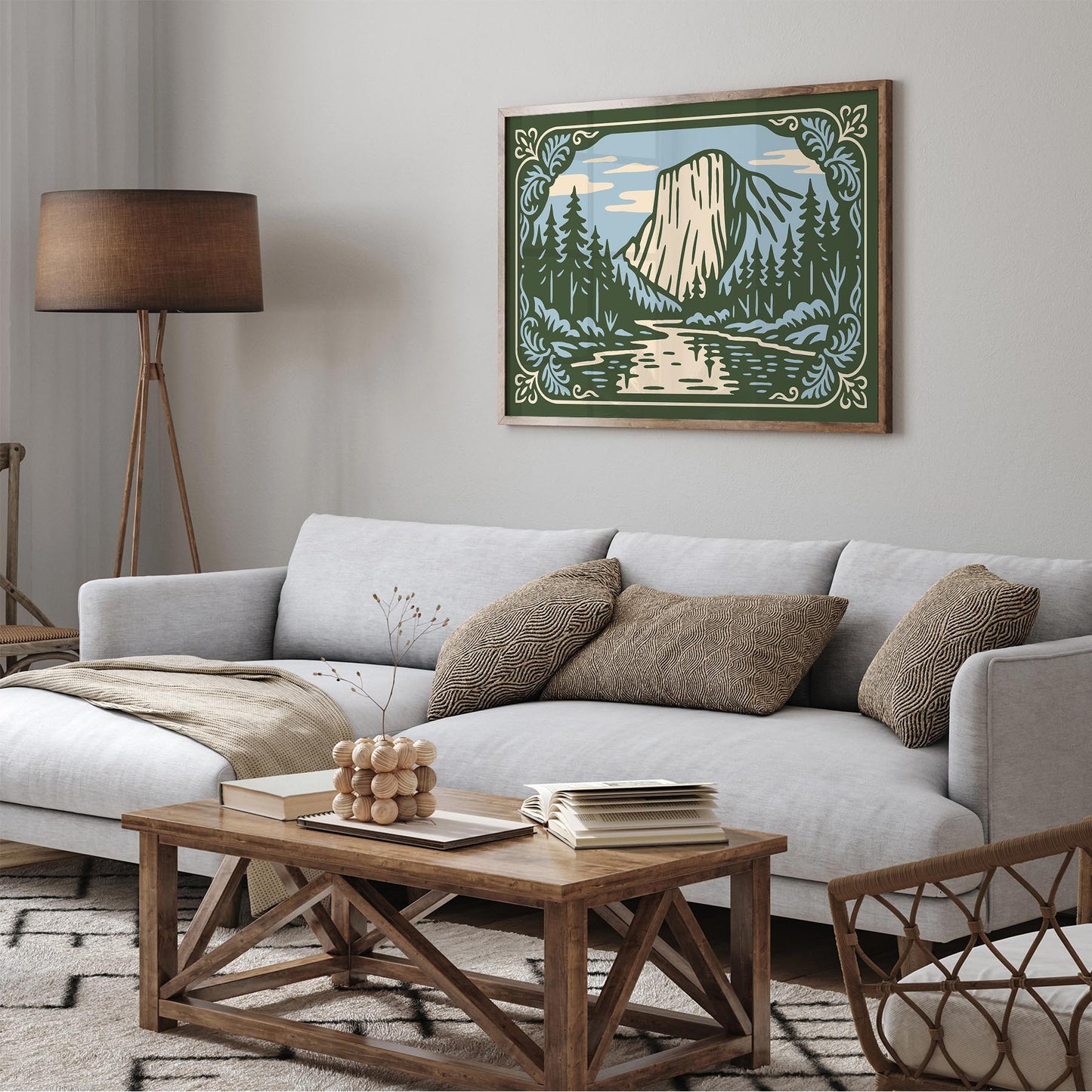 Yosemite National Park Poster - Landscape Horizontal Art Print