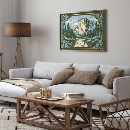 Yosemite National Park Poster - Landscape Horizontal Art Print