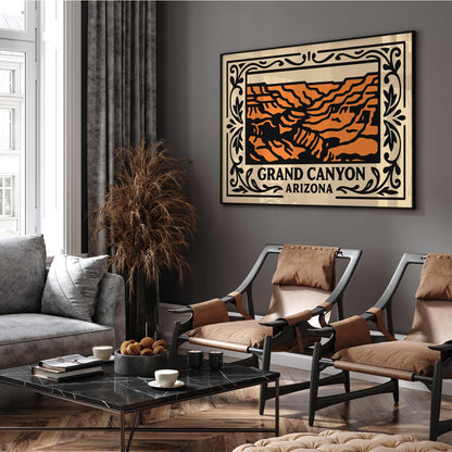 Grand Canyon Arizona Poster - Travel Horizontal Print