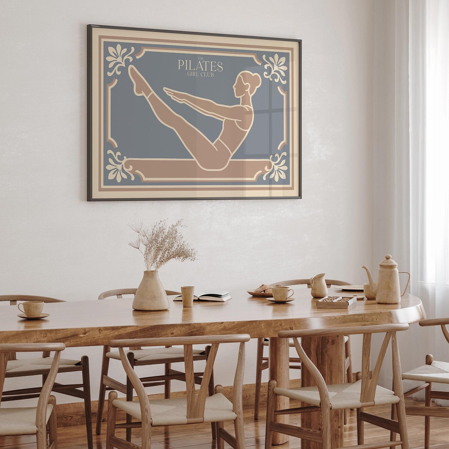 The Pilates Girl Club Poster - Horizontal Sport Wall Art