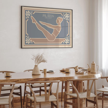 The Pilates Girl Club Poster - Horizontal Sport Wall Art