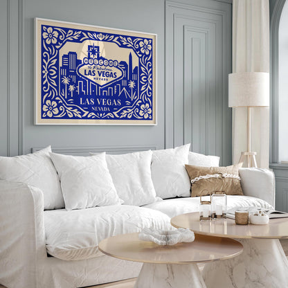 Las Vegas Nevada Poster - Horizontal Travel Wall Art