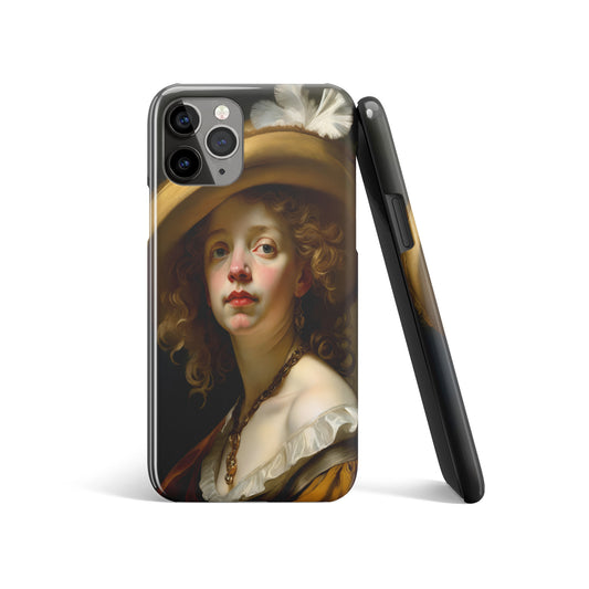 Victorian Woman Portrait iPhone Case