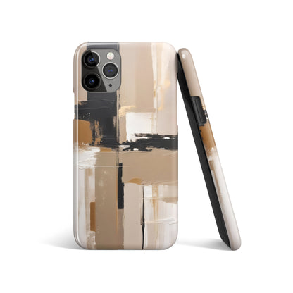 Beige Impressions iPhone Case