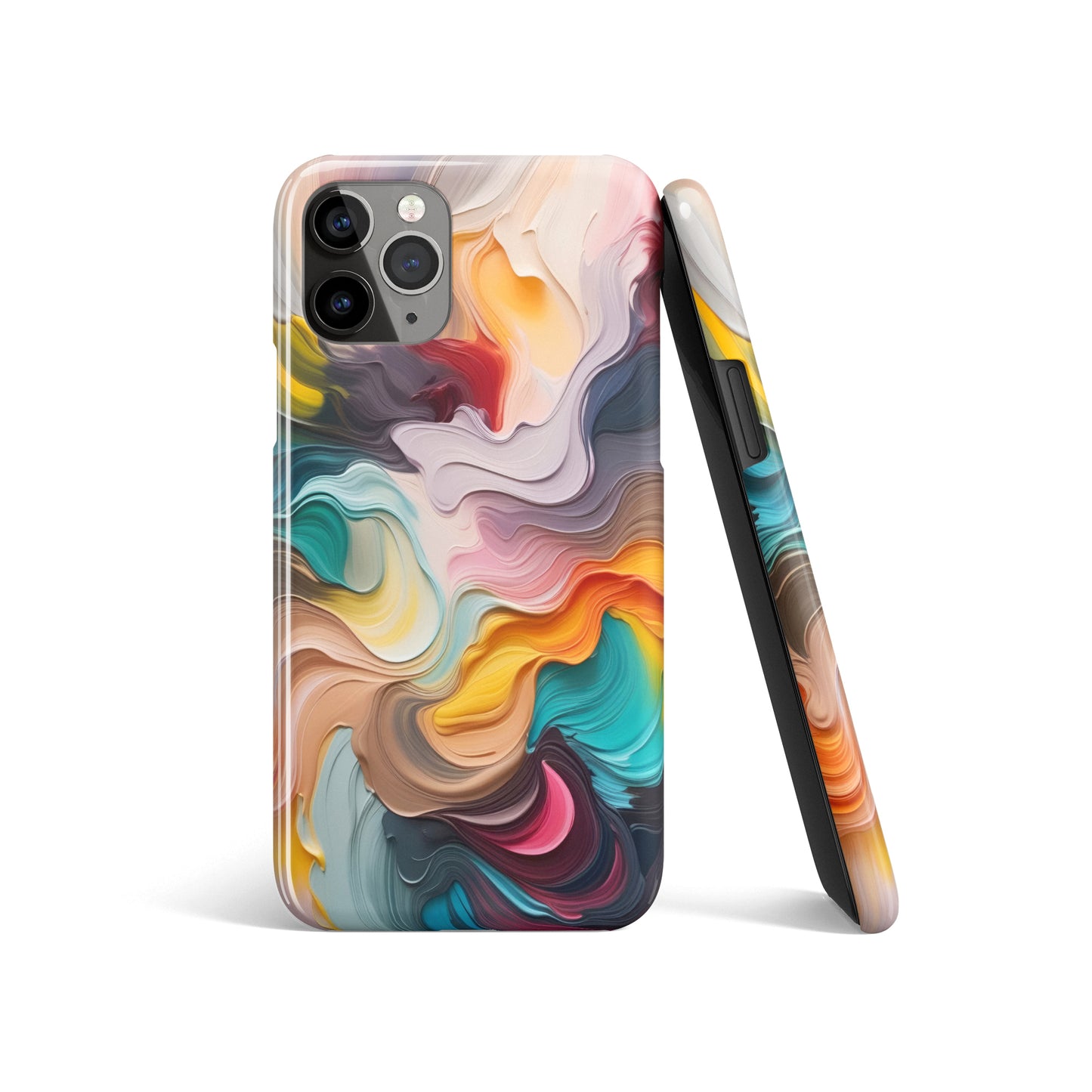 Colorful Liquid Painting iPhone Case