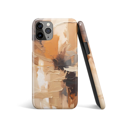 Neutral Colors Abstract Painting iPhone Case