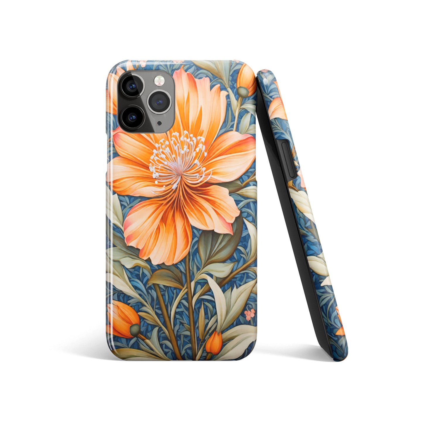 William Morris Floral Art iPhone Case