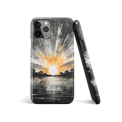 Black Sunshine iPhone Case