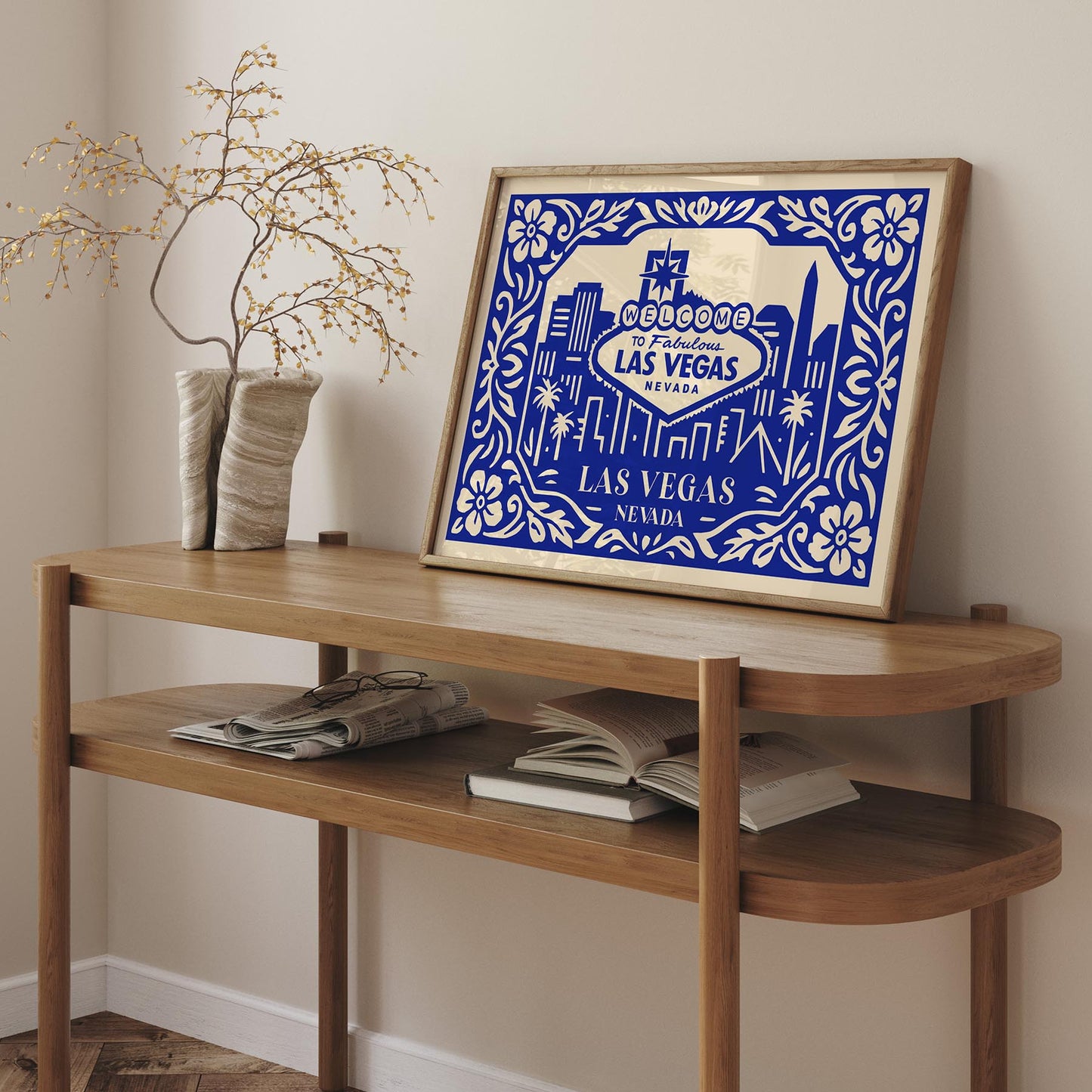 Las Vegas Nevada Poster - Horizontal Travel Wall Art