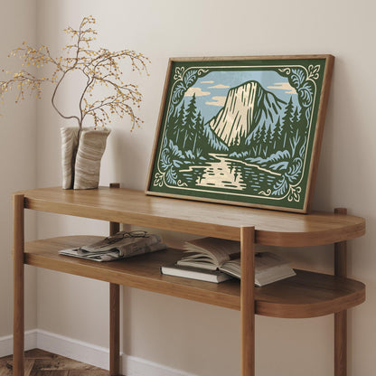 Yosemite National Park Poster - Landscape Horizontal Art Print
