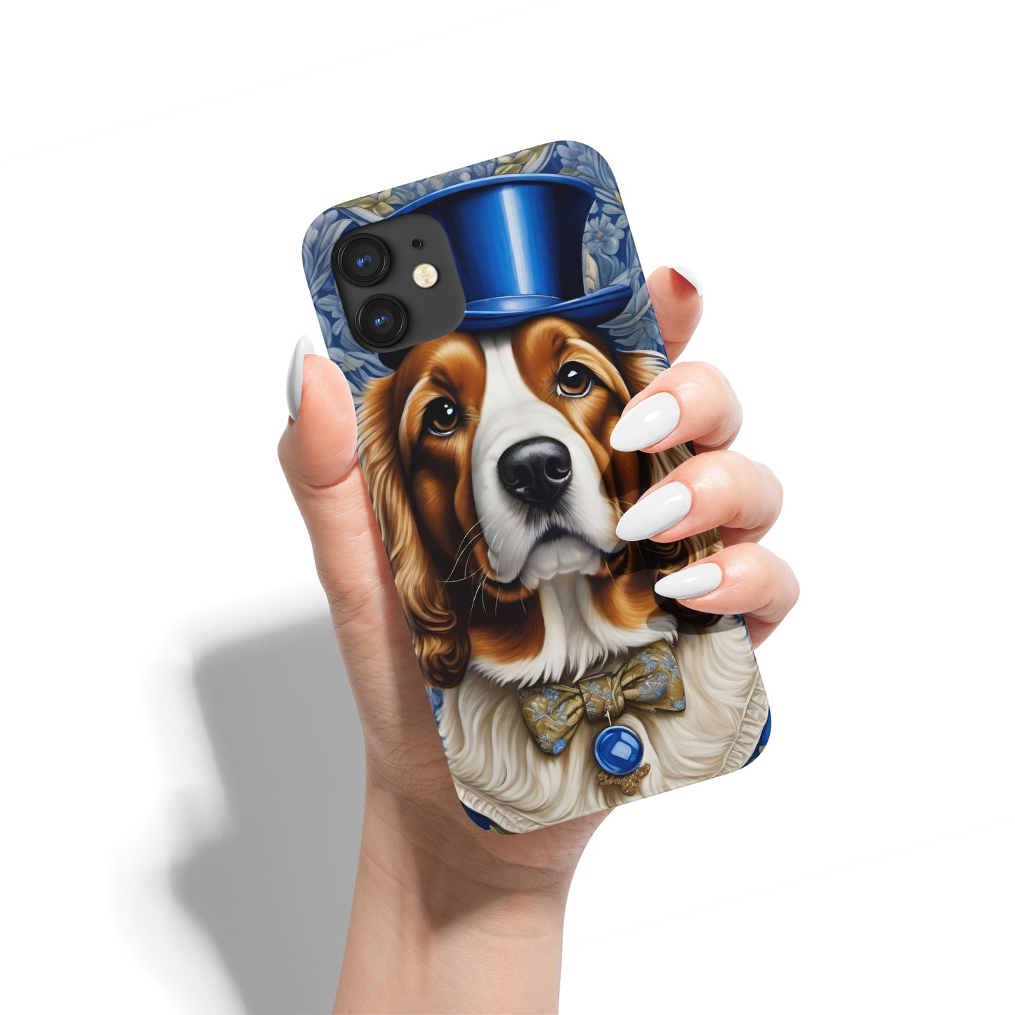 Victorian Dog Portrait iPhone Case