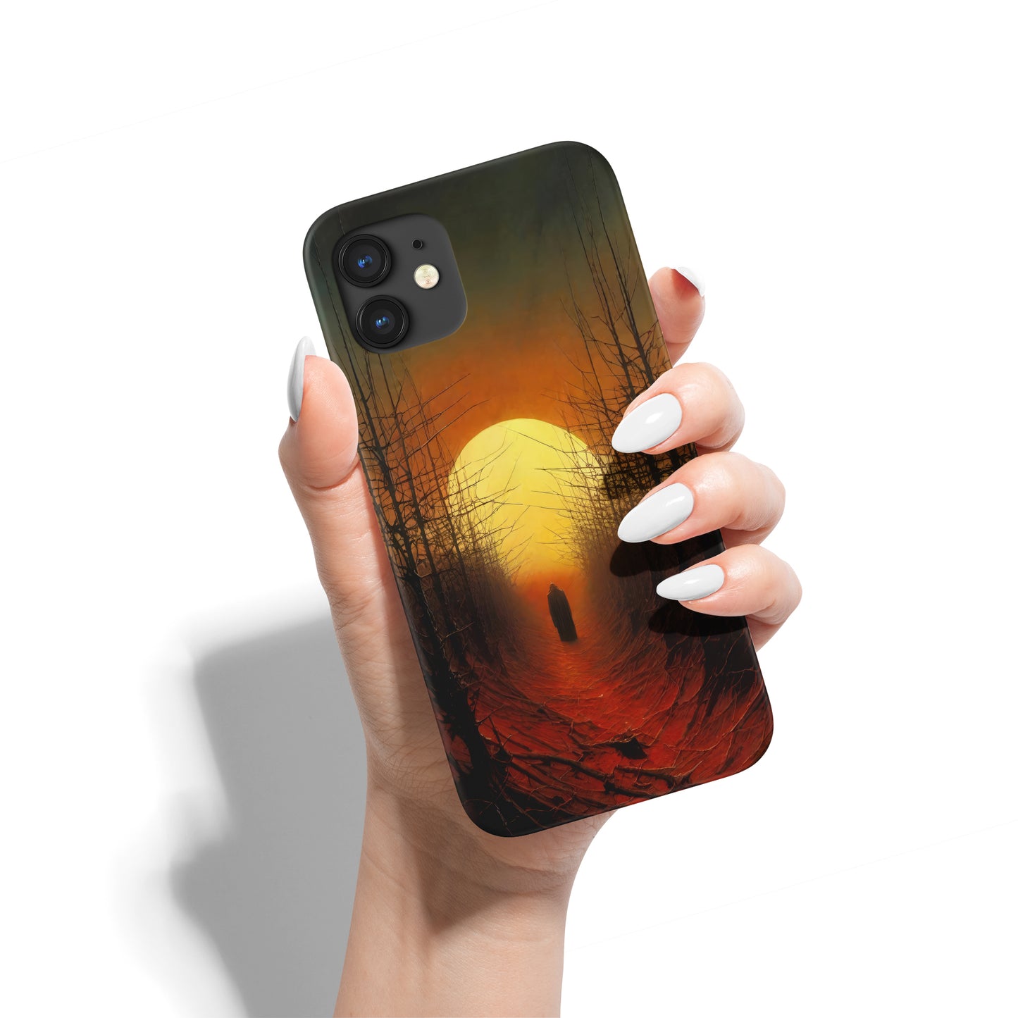 Mystical Sunset Forest iPhone Case