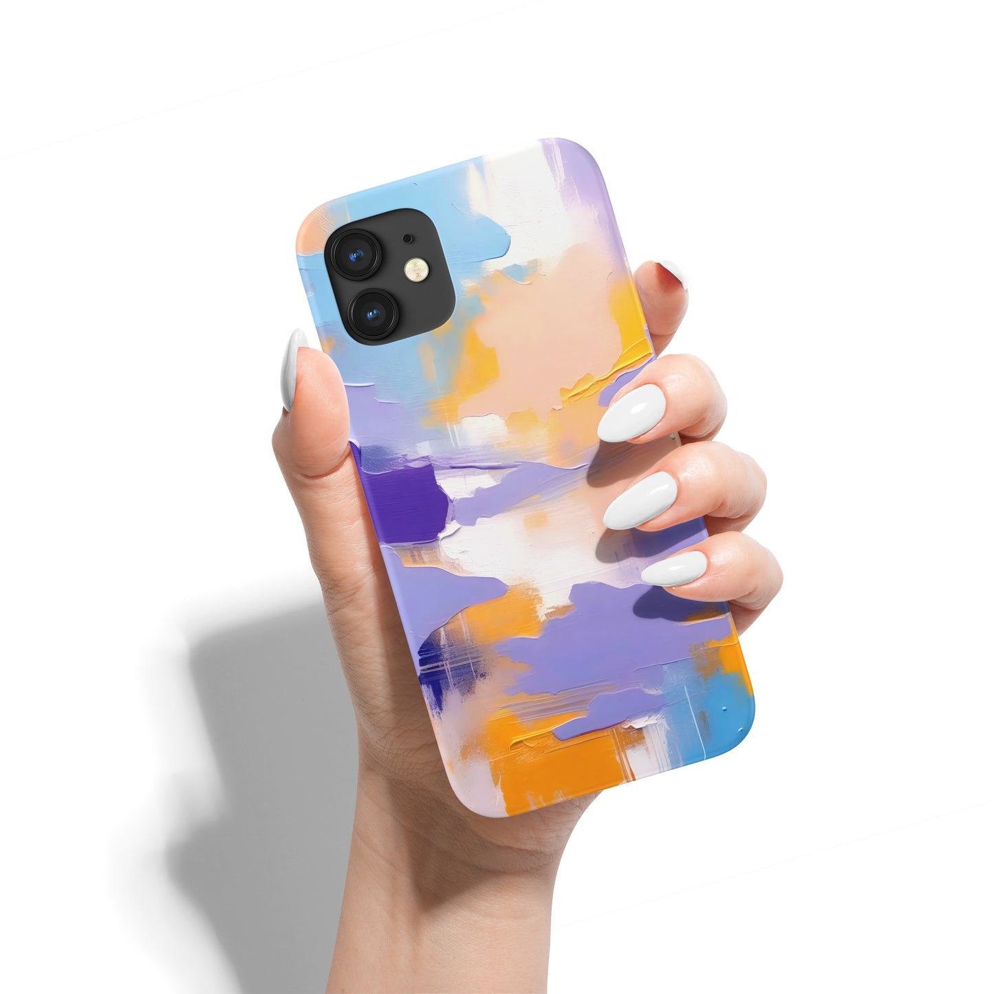 Abstract Lavender Painting iPhone Case