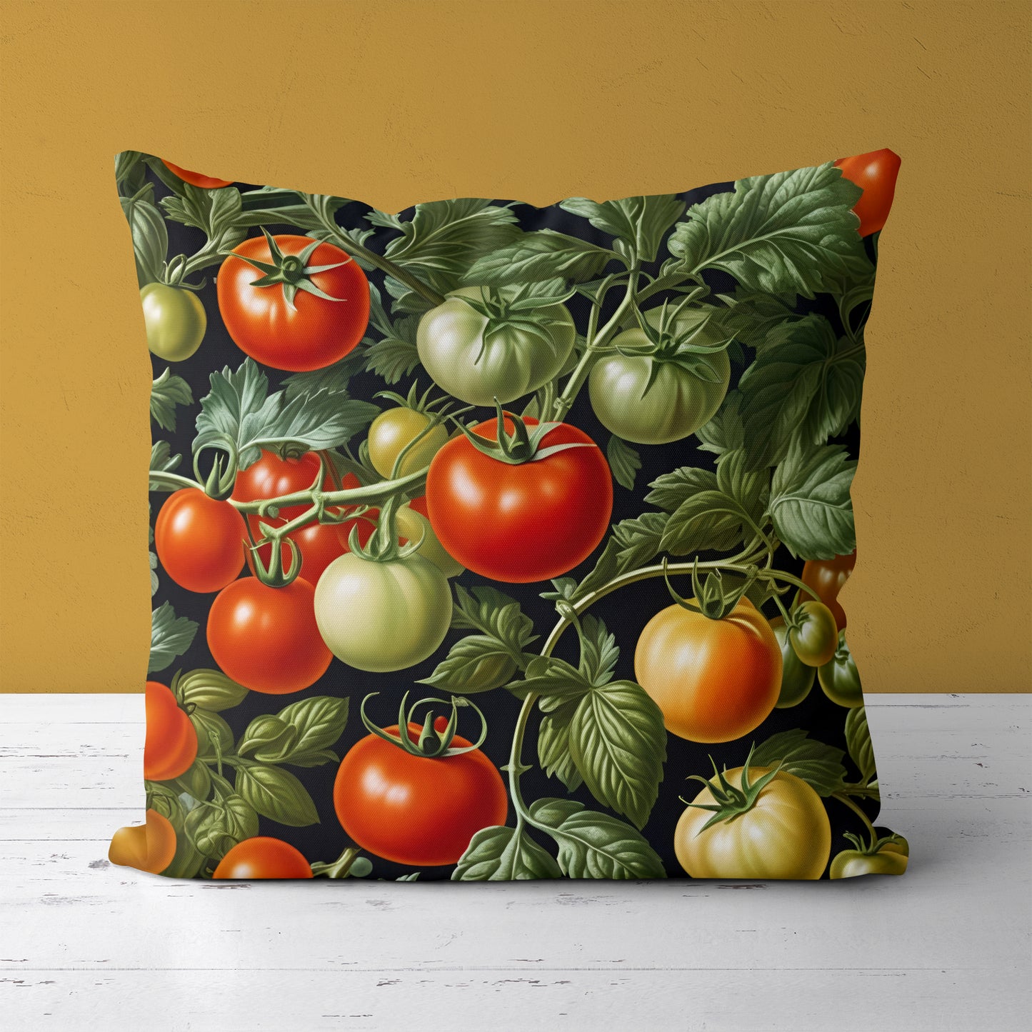 William Morris Tomatoes Pillow – Kitchen Decor