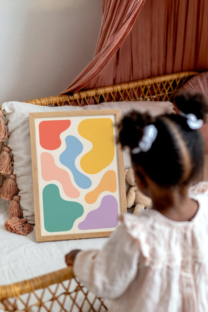 Kids Room Decor – Abstract Wall Art