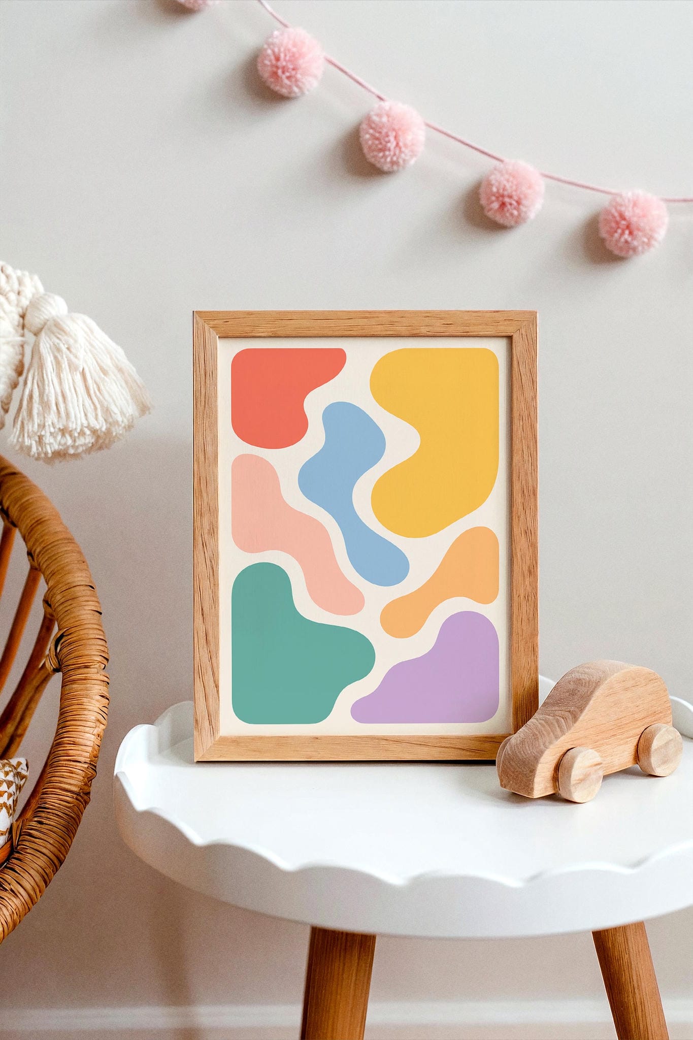 Kids Room Decor – Abstract Wall Art