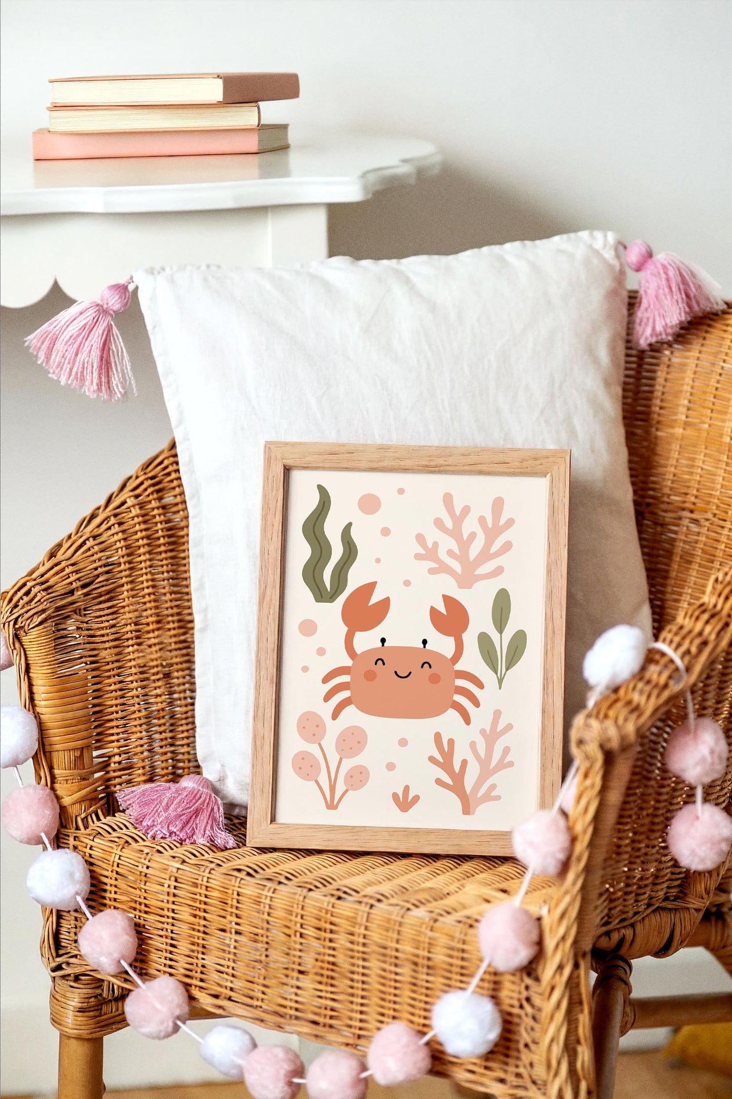 Funny Crab Poster – Cute Kids Wall Art