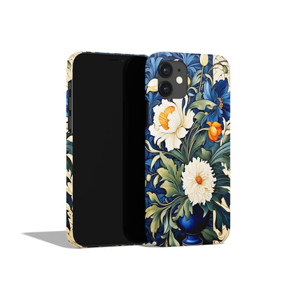 Victorian Blue Flowers iPhone Case