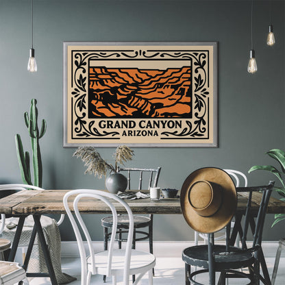 Grand Canyon Arizona Poster - Travel Horizontal Print