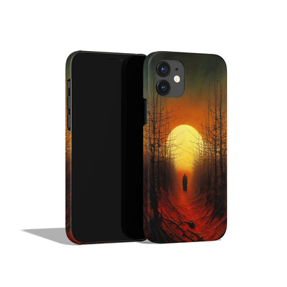 Mystical Sunset Forest iPhone Case