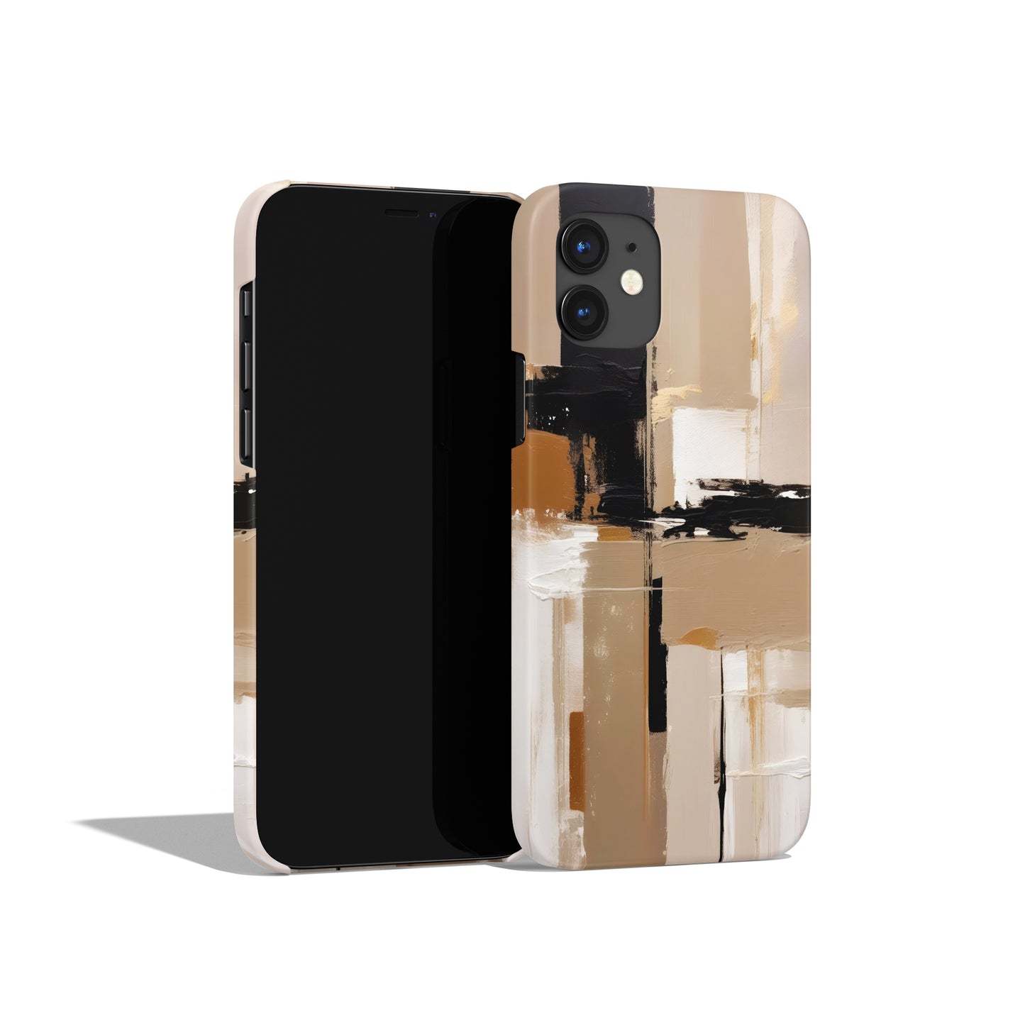 Beige Impressions iPhone Case