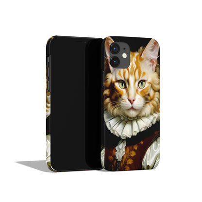 Victorian Cat Portrait iPhone Case