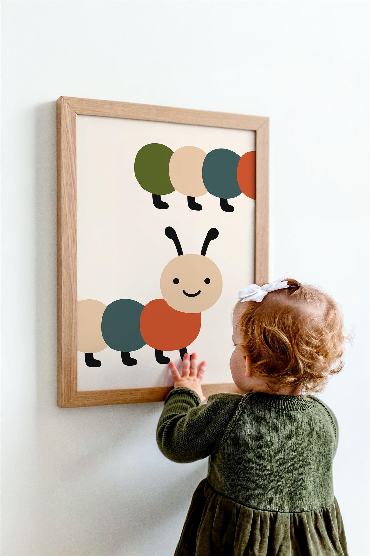 Cute Caterpillar Poster - Nursery Wall Art