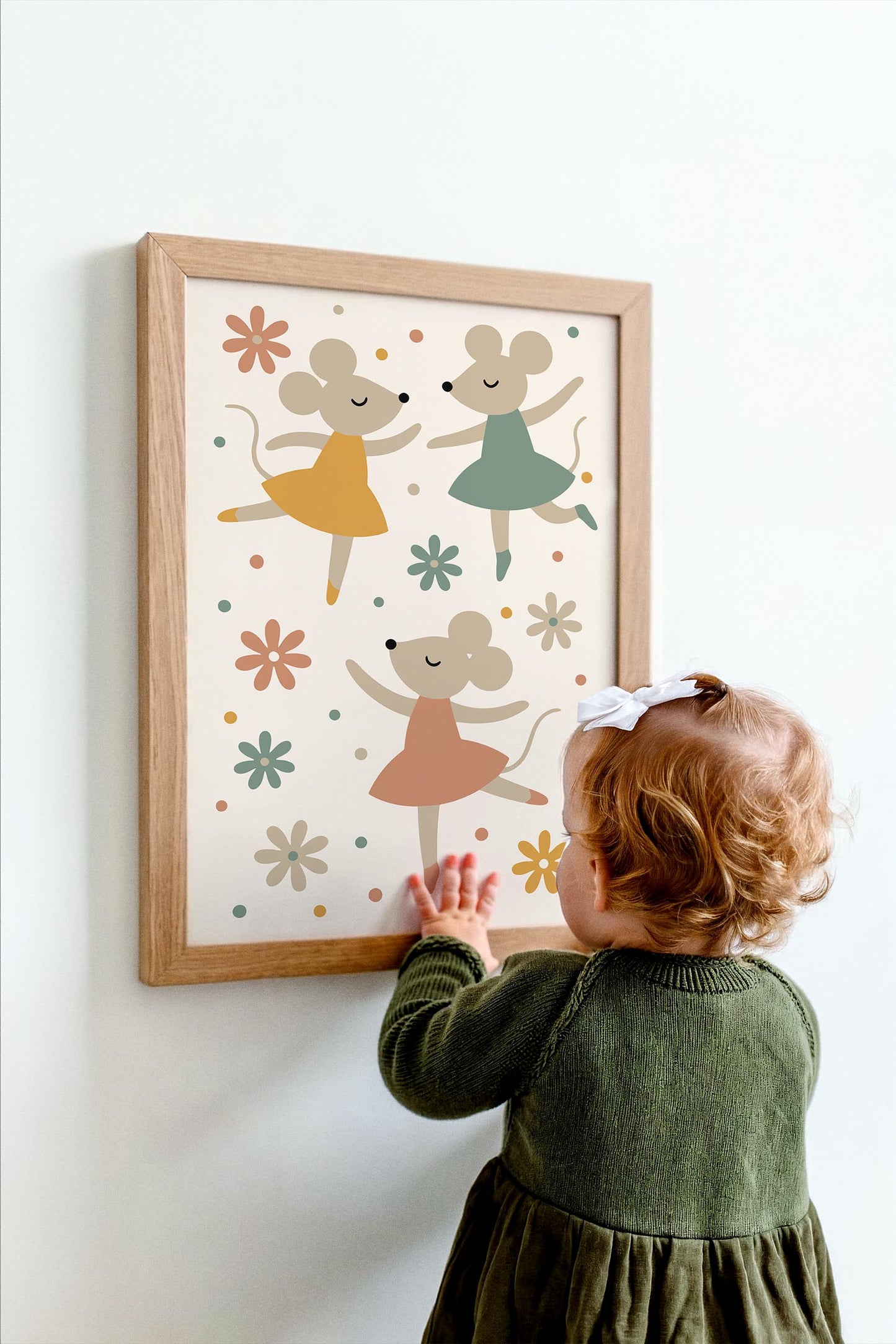 Little Mice Ballet Print - Cute Kids Wall Art