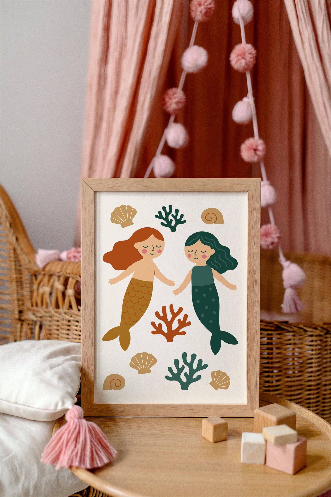 Two Little Mermaids Poster