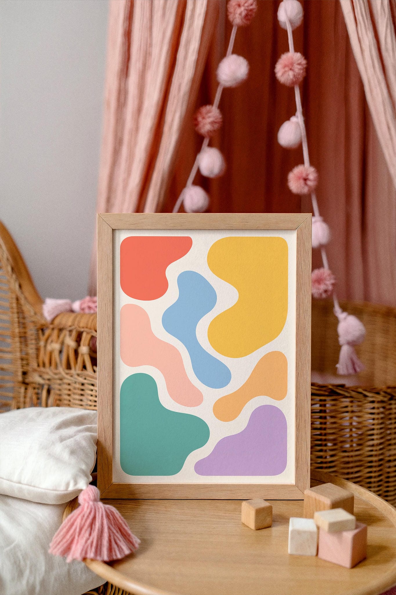 Kids Room Decor – Abstract Wall Art