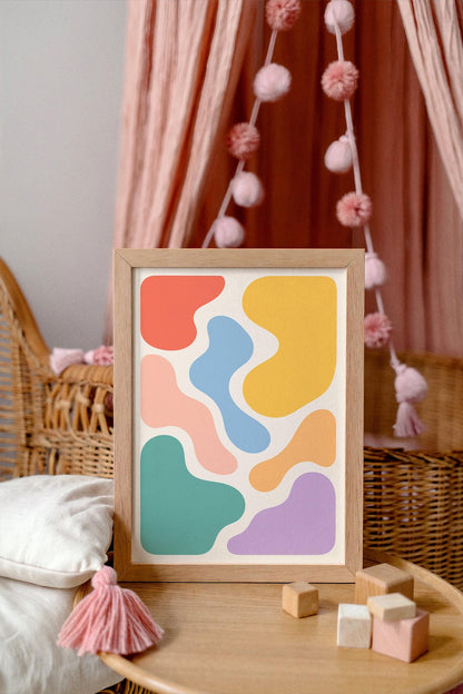 Kids Room Decor – Abstract Wall Art