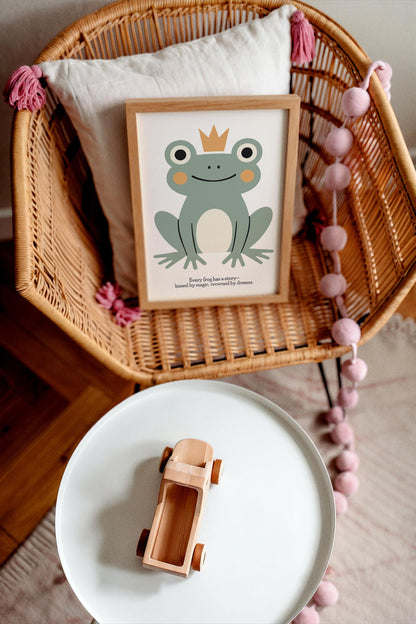 Magical Frog Poster – Kids Room Wall Art
