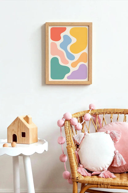 Kids Room Decor – Abstract Wall Art