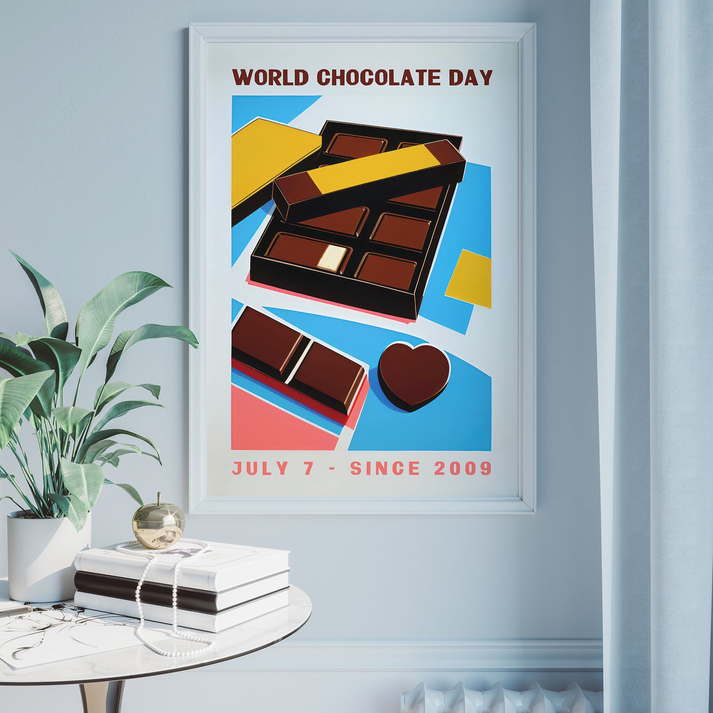 Retro WORLD CHOCOLATE DAY Poster