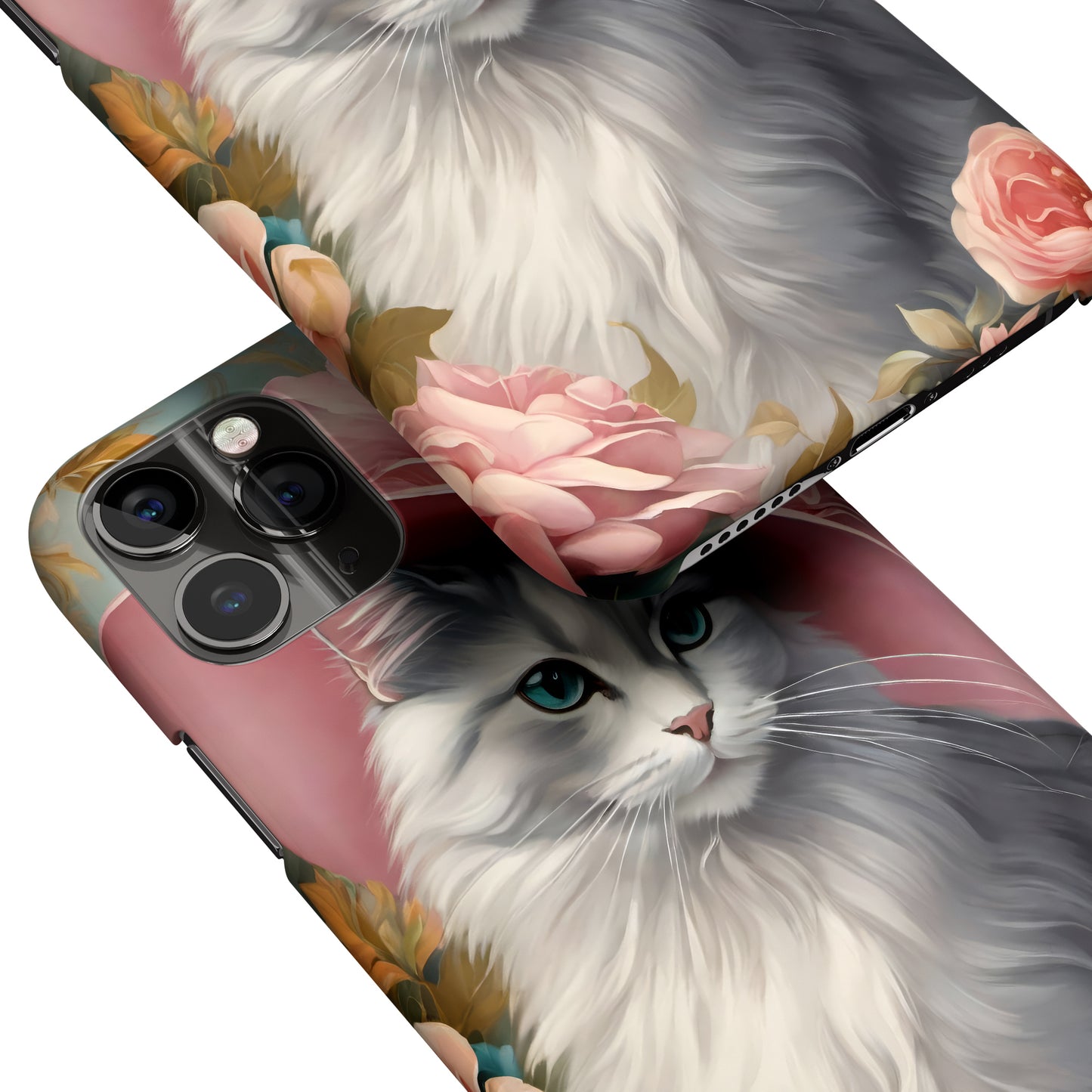 Cute Cat Portrait iPhone Case