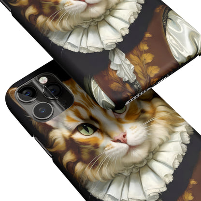 Victorian Cat Portrait iPhone Case