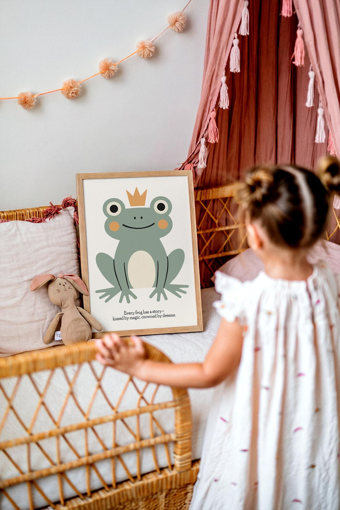 Magical Frog Poster – Kids Room Wall Art