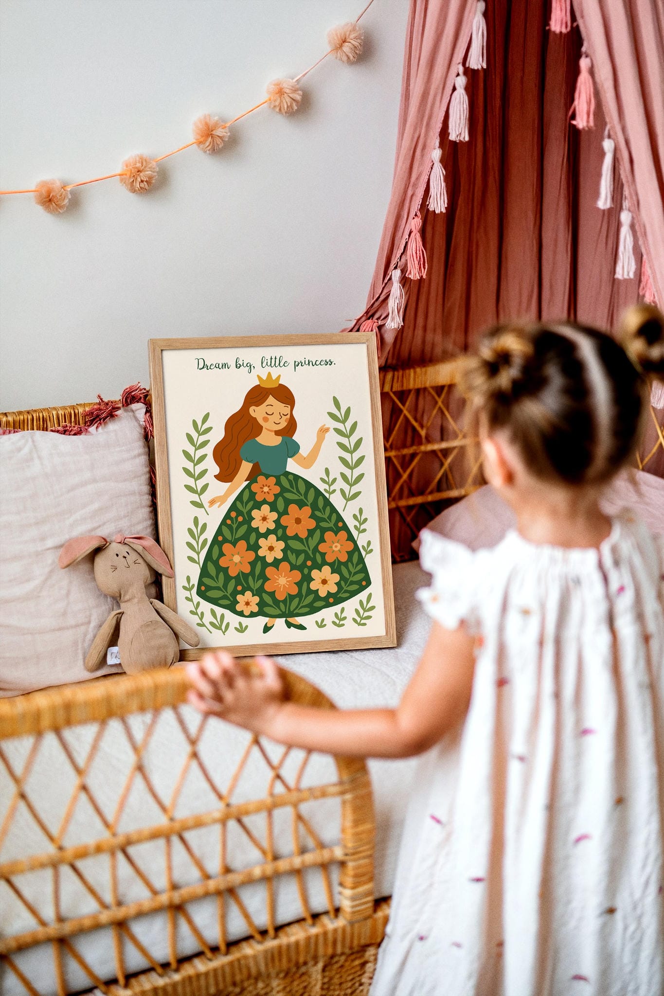 Little Princess Dream Big – Nursery Wall Art