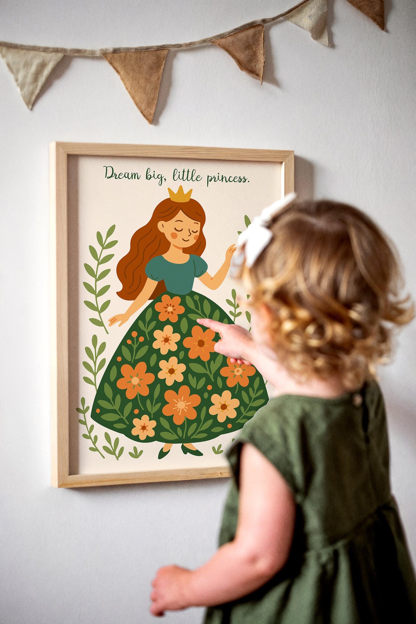 Little Princess Dream Big – Nursery Wall Art