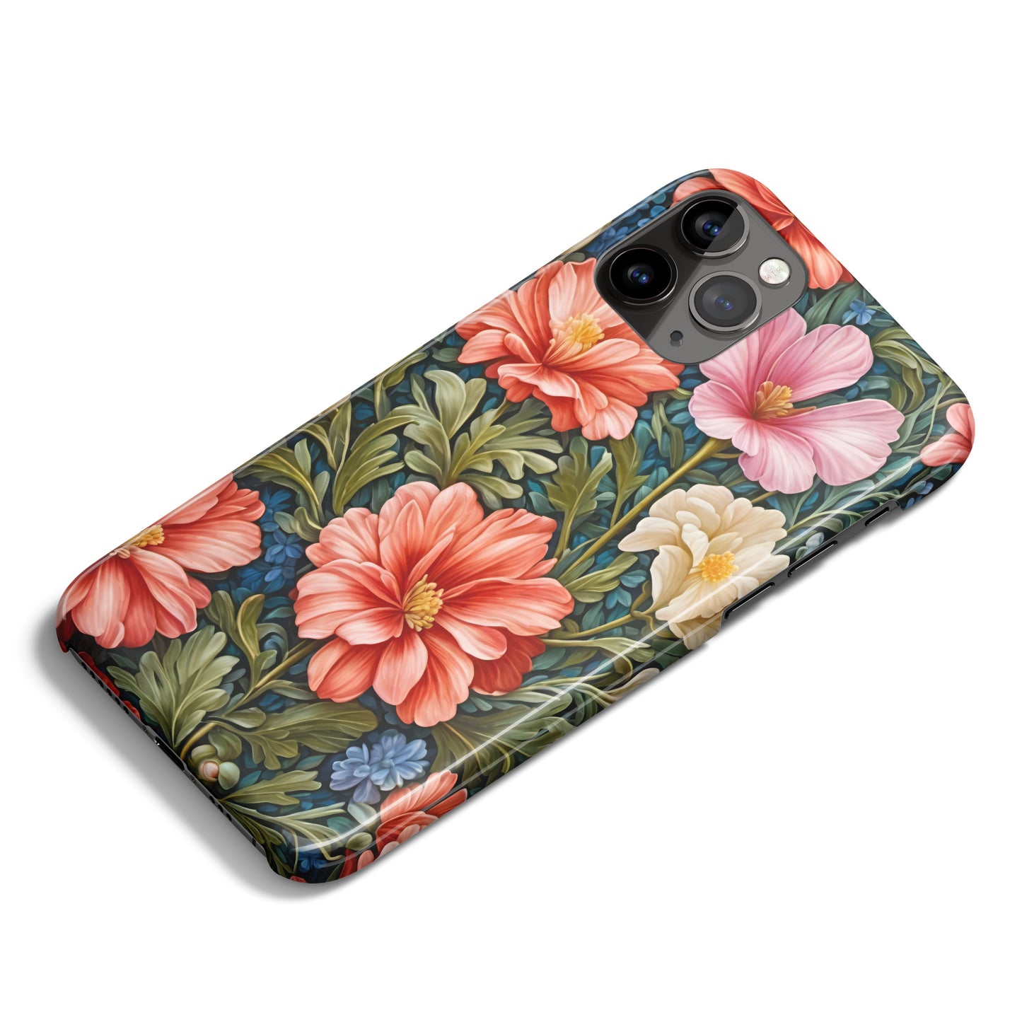 Green Floral Botanical iPhone Case