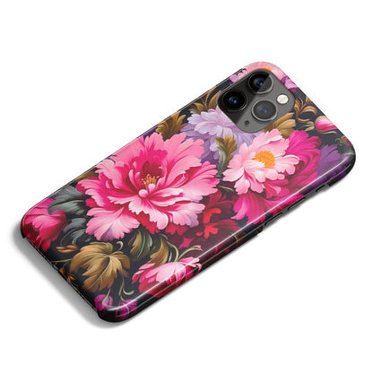 Pink Peonies Flowers iPhone Case