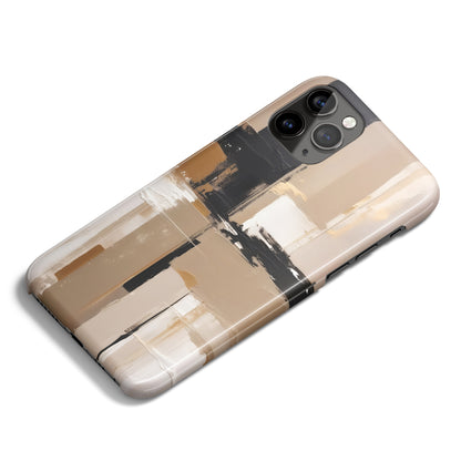 Beige Impressions iPhone Case