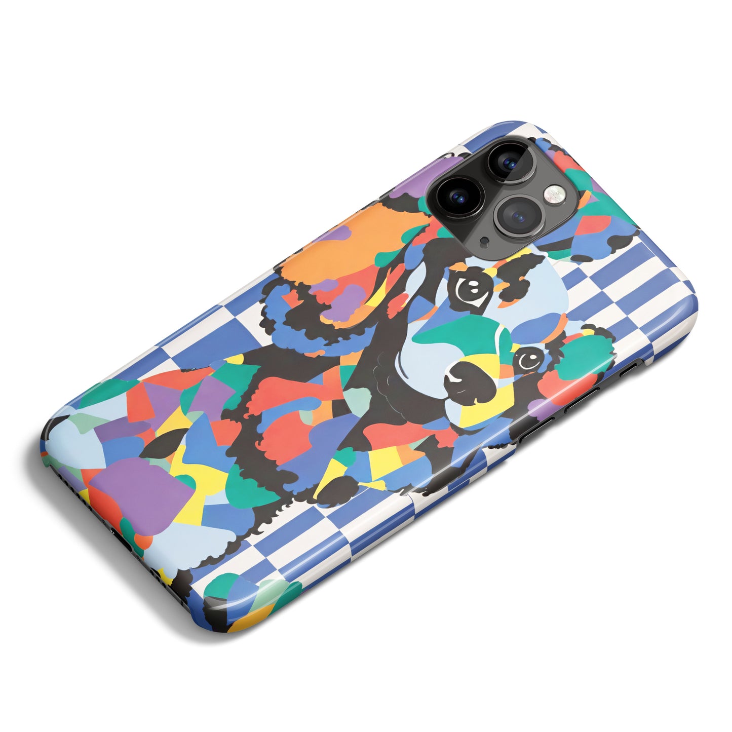 Colorful Vintage Dog iPhone Case