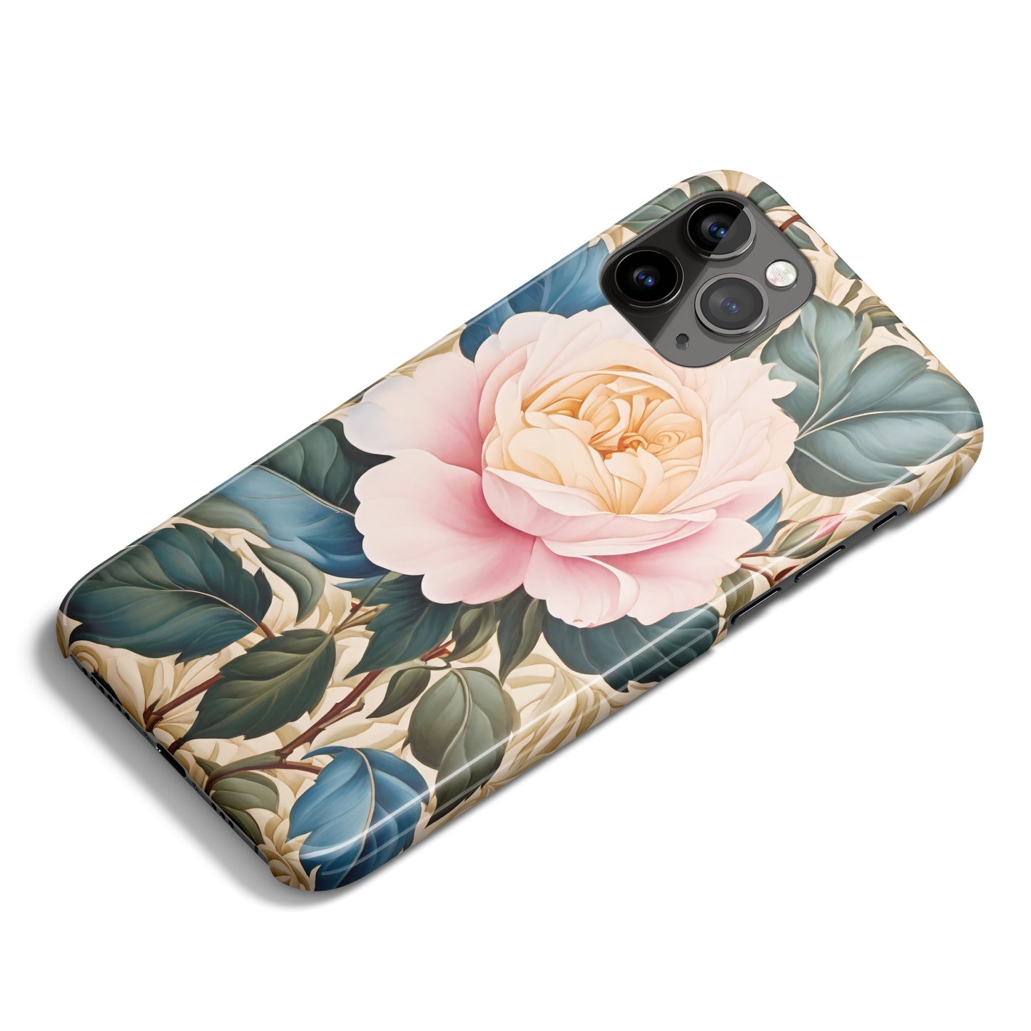 Blooming Rose Floral Art iPhone Case