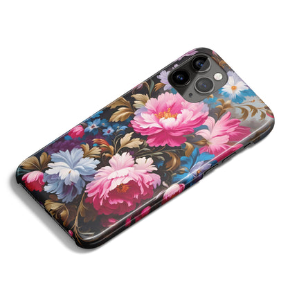 Eclectic Blossom Flowers iPhone Case