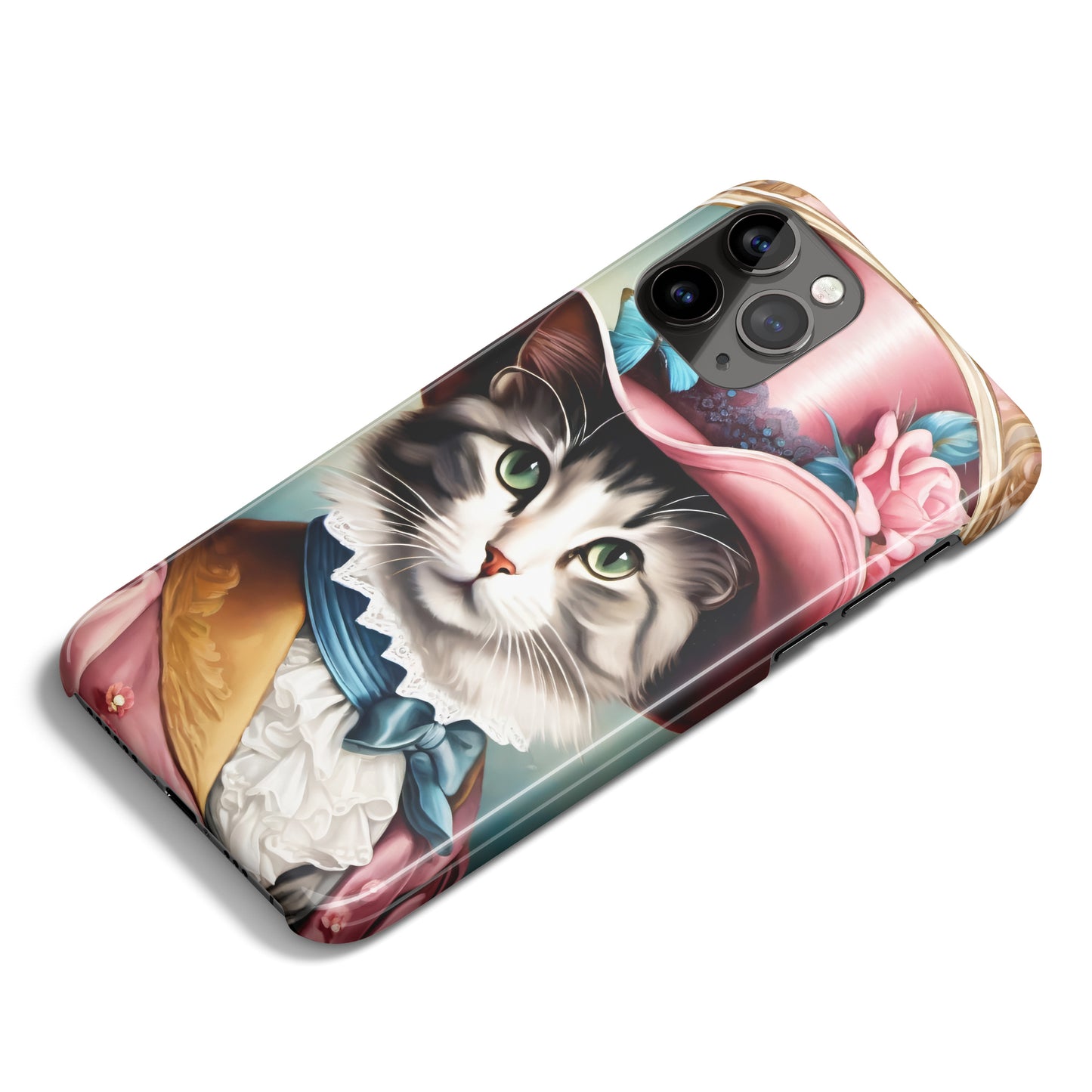 Cute Victorian Cat iPhone Case