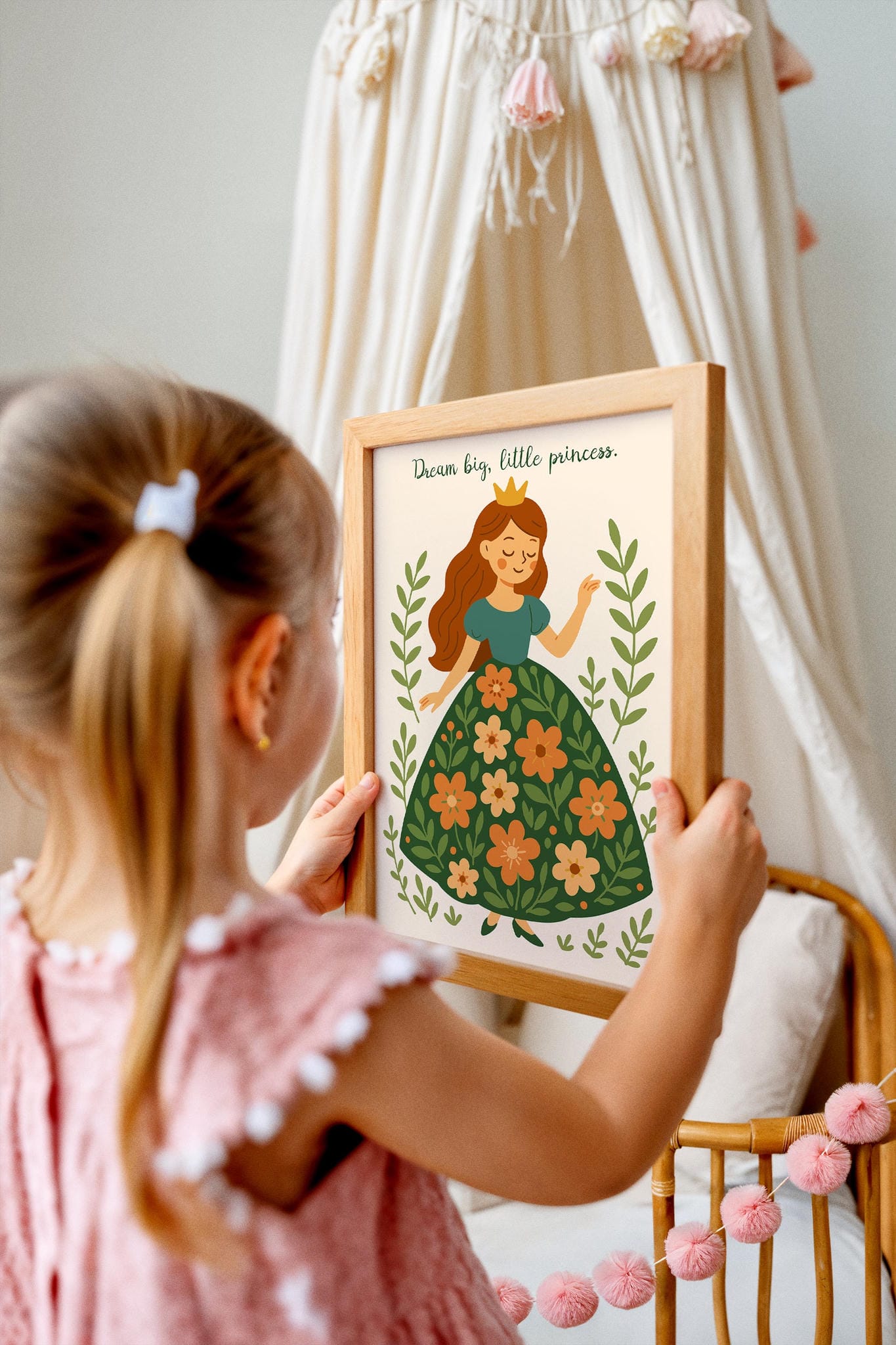 Little Princess Dream Big – Nursery Wall Art