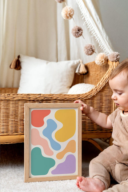 Kids Room Decor – Abstract Wall Art